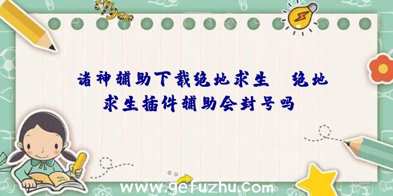 「诸神辅助下载绝地求生」|绝地求生插件辅助会封号吗